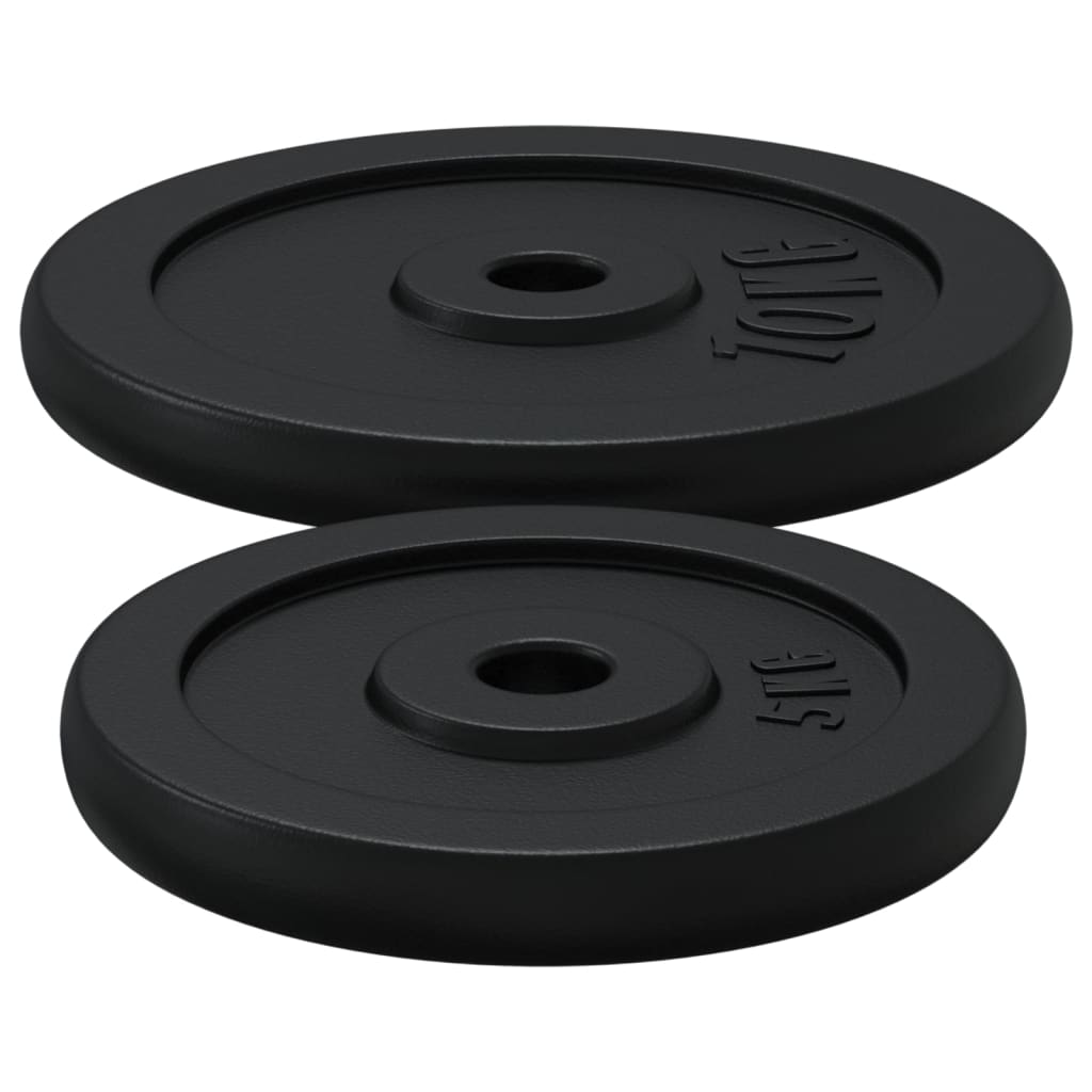Barre d'haltères avec plaques 90 kg fonte