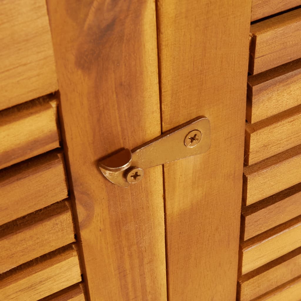 Boîte de rangement de jardin 70x87x104 cm bois massif d'acacia
