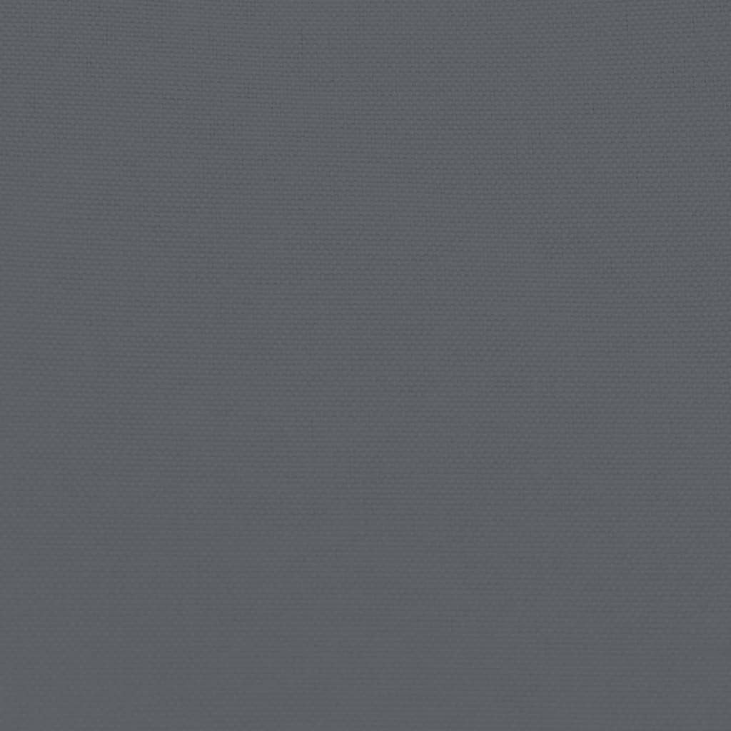 Canapé d'angle de jardin anthracite acier et textilène