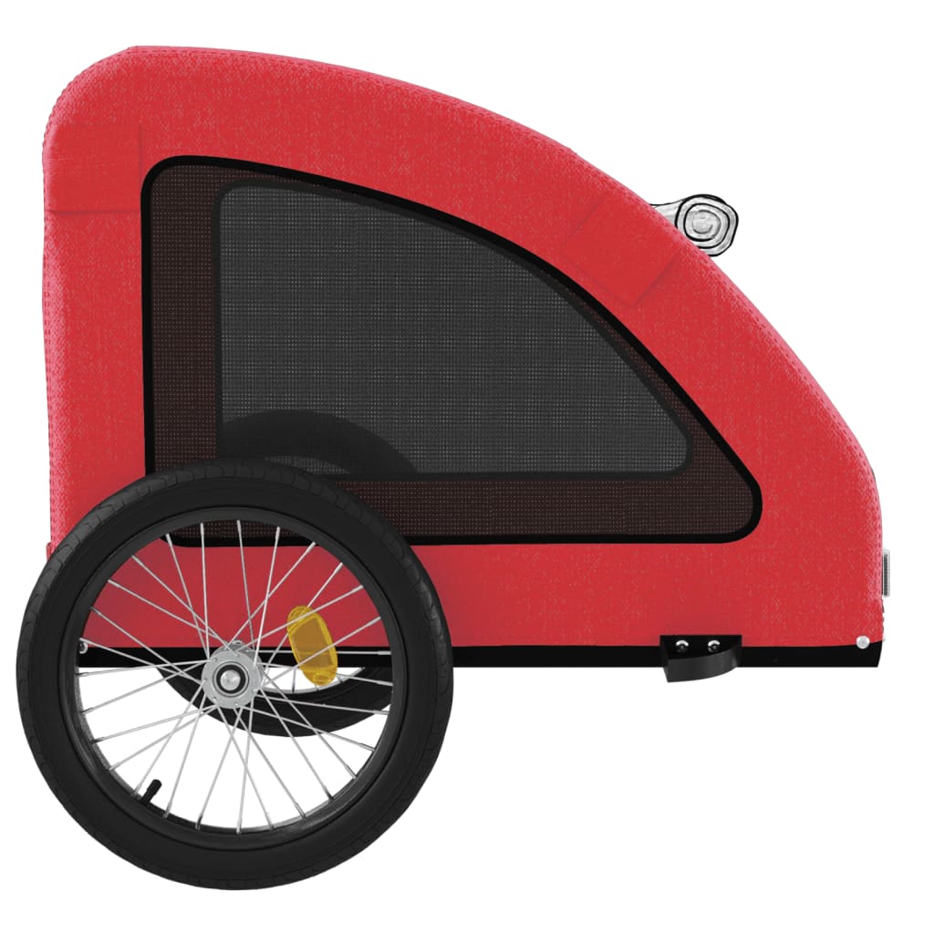 Remorque de vélo pour animaux de compagnie rouge