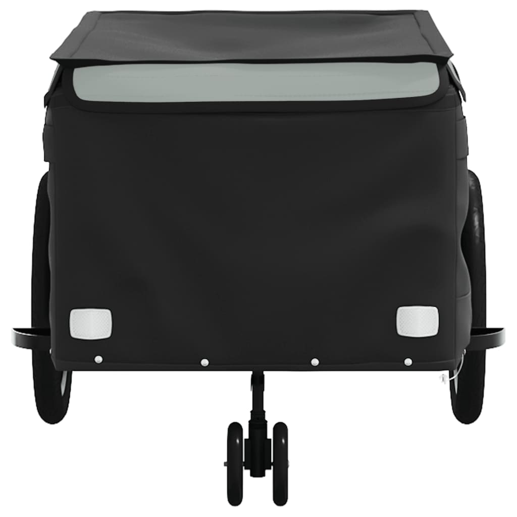 Remorque de vélo noir et gris 45 kg fer