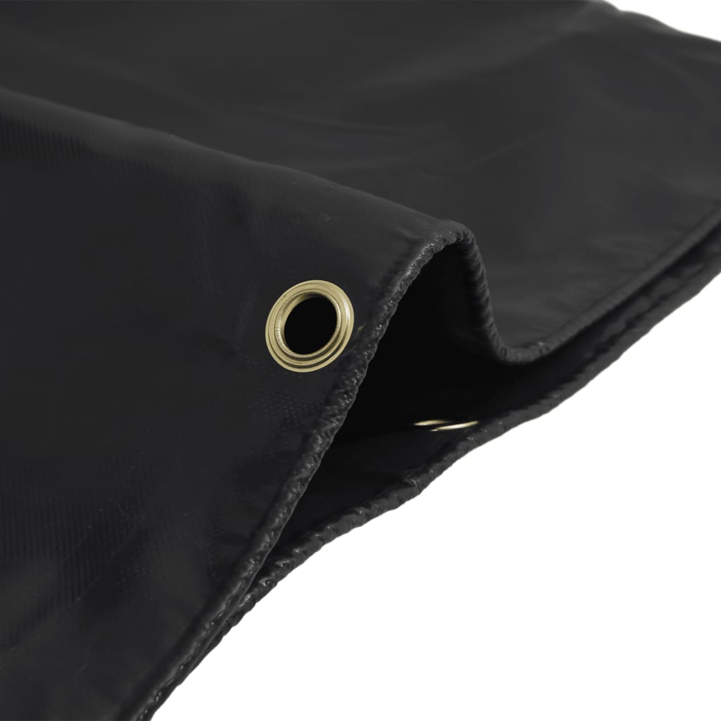 Bâche anthracite 3,5x5 m 600 g/m²