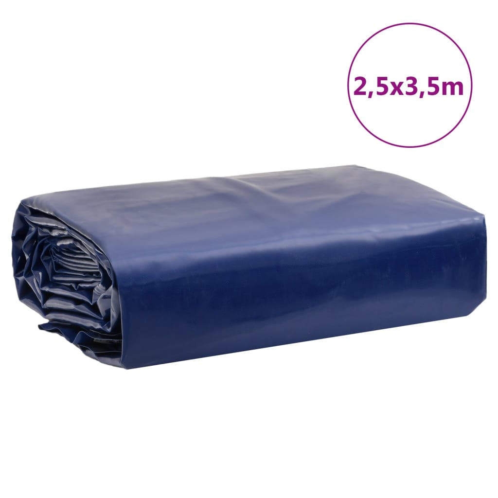 Bâche bleu 2,5x3,5 m 600 g/m²