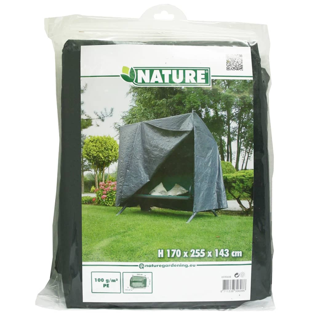 Nature Housse de mobilier de jardin pour balançoires 255x170x143 cm