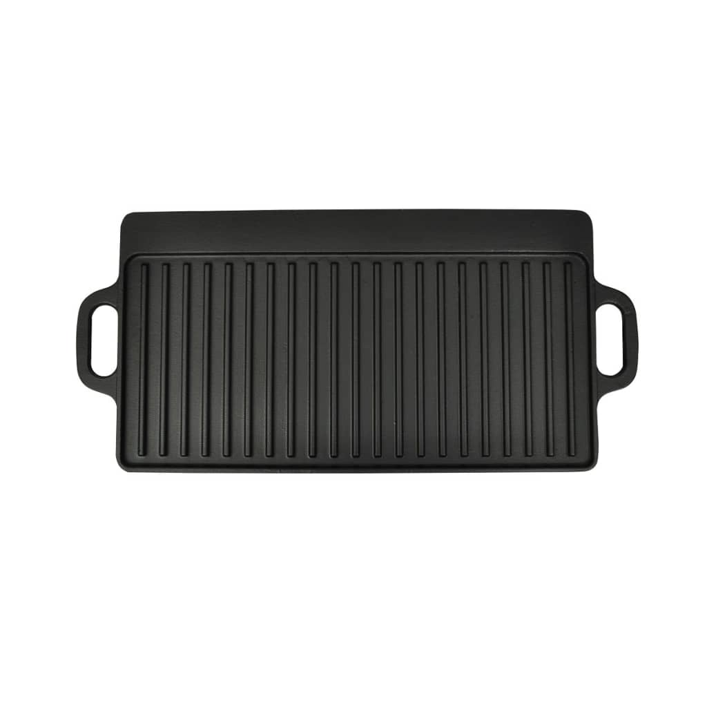Plateau de gril réversible Fonte 50x23 cm