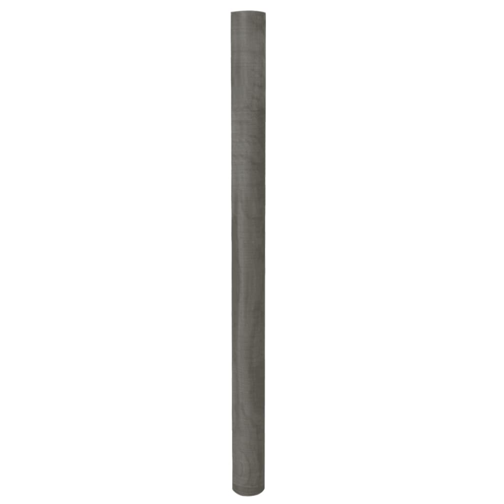 Écran en treillis Acier inoxydable 100x1000 cm Argenté