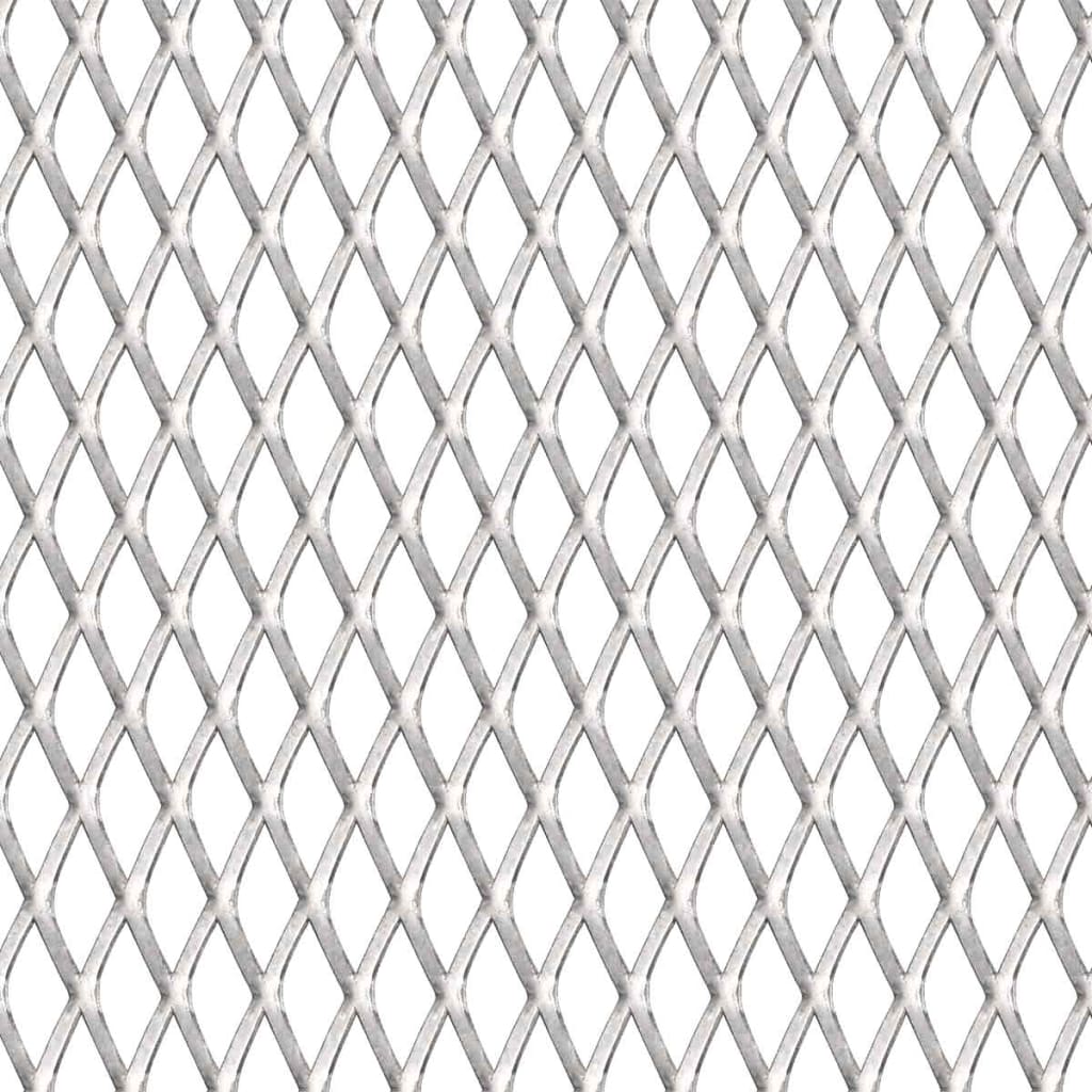 Panneau de grillage de jardin Acier inox 50x50 cm 45x20x4 mm