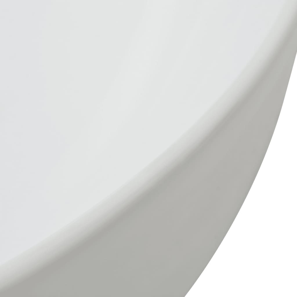 Évier triangulaire Céramique Blanc 50,5 x 41 x 12 cm