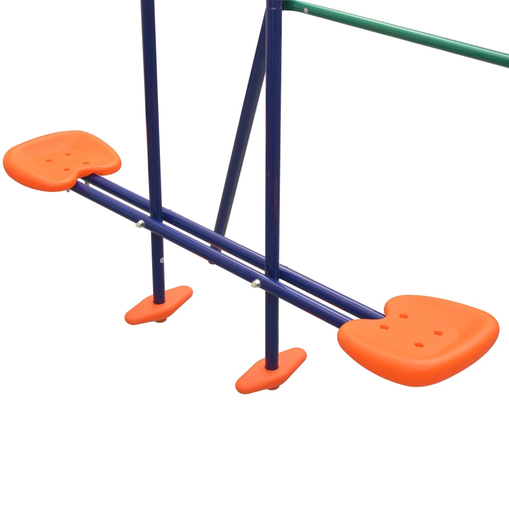 Ensemble de balançoires avec 4 sièges Orange