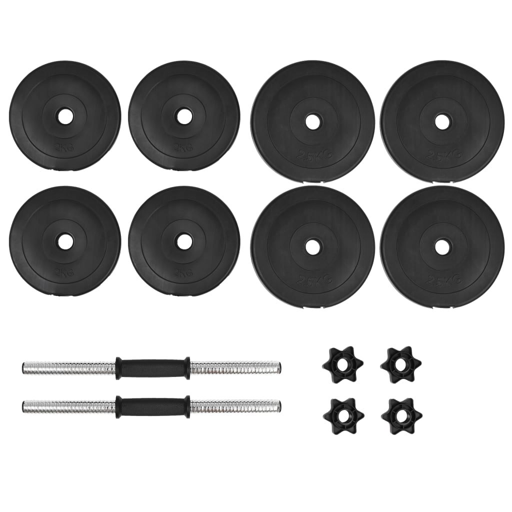 Ensemble d'haltères 14 pcs 20 kg