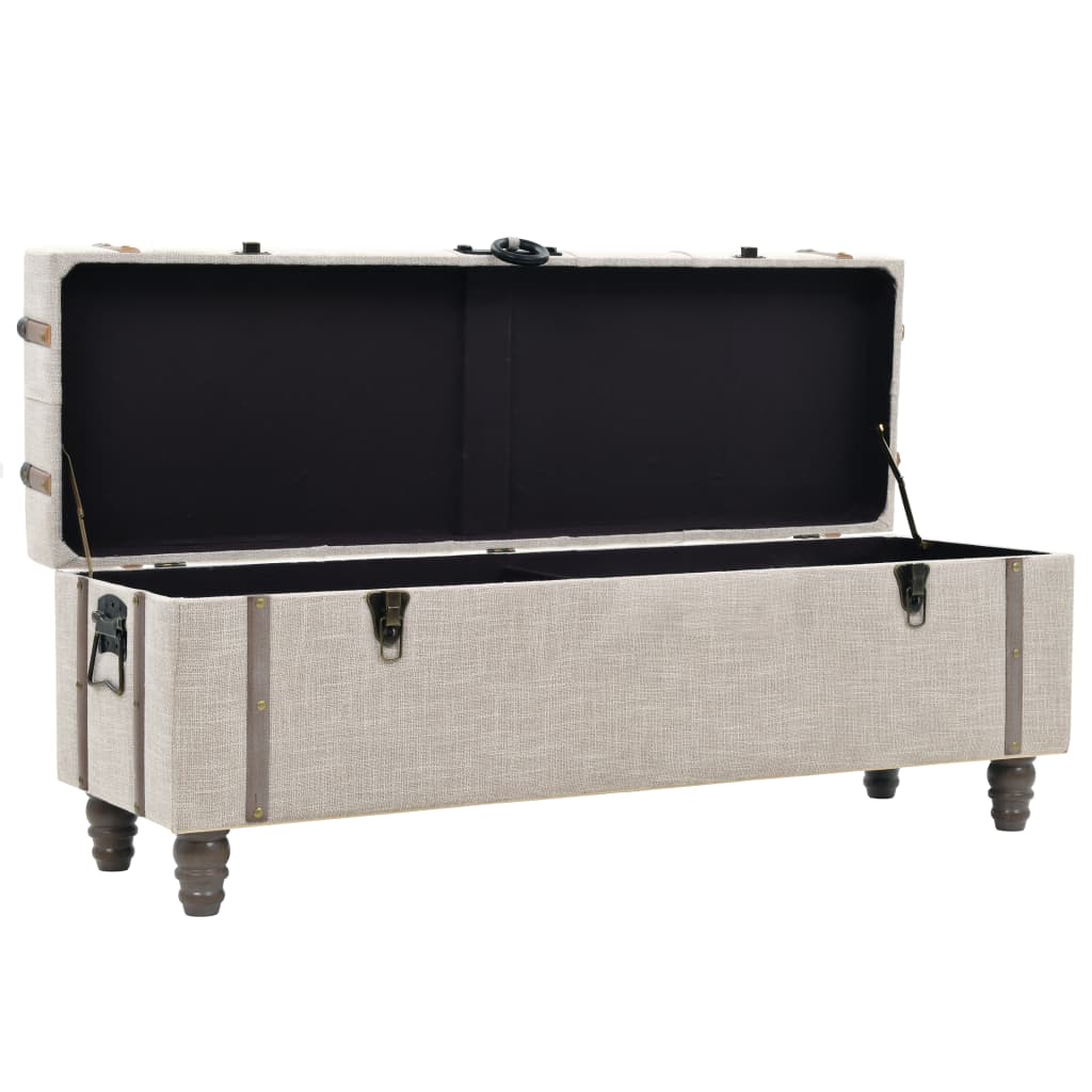Ensemble de bancs de rangement 3 pcs Bois massif et acier