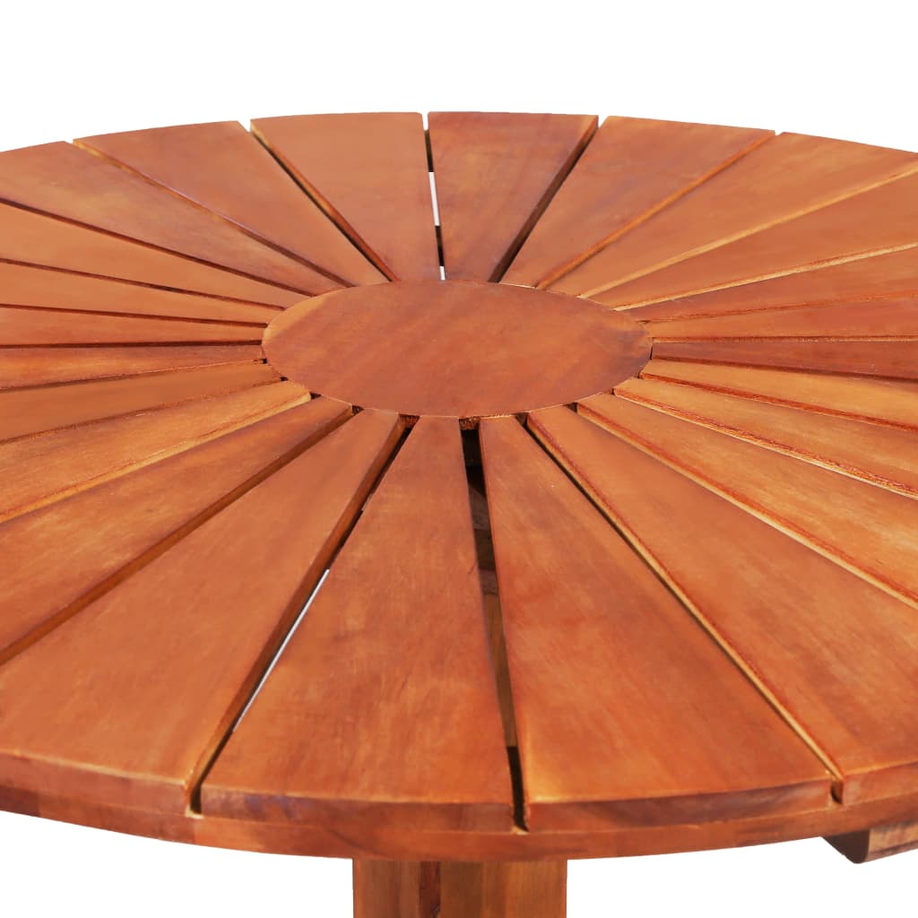 Table de bistro 70x70 cm Bois d'acacia massif