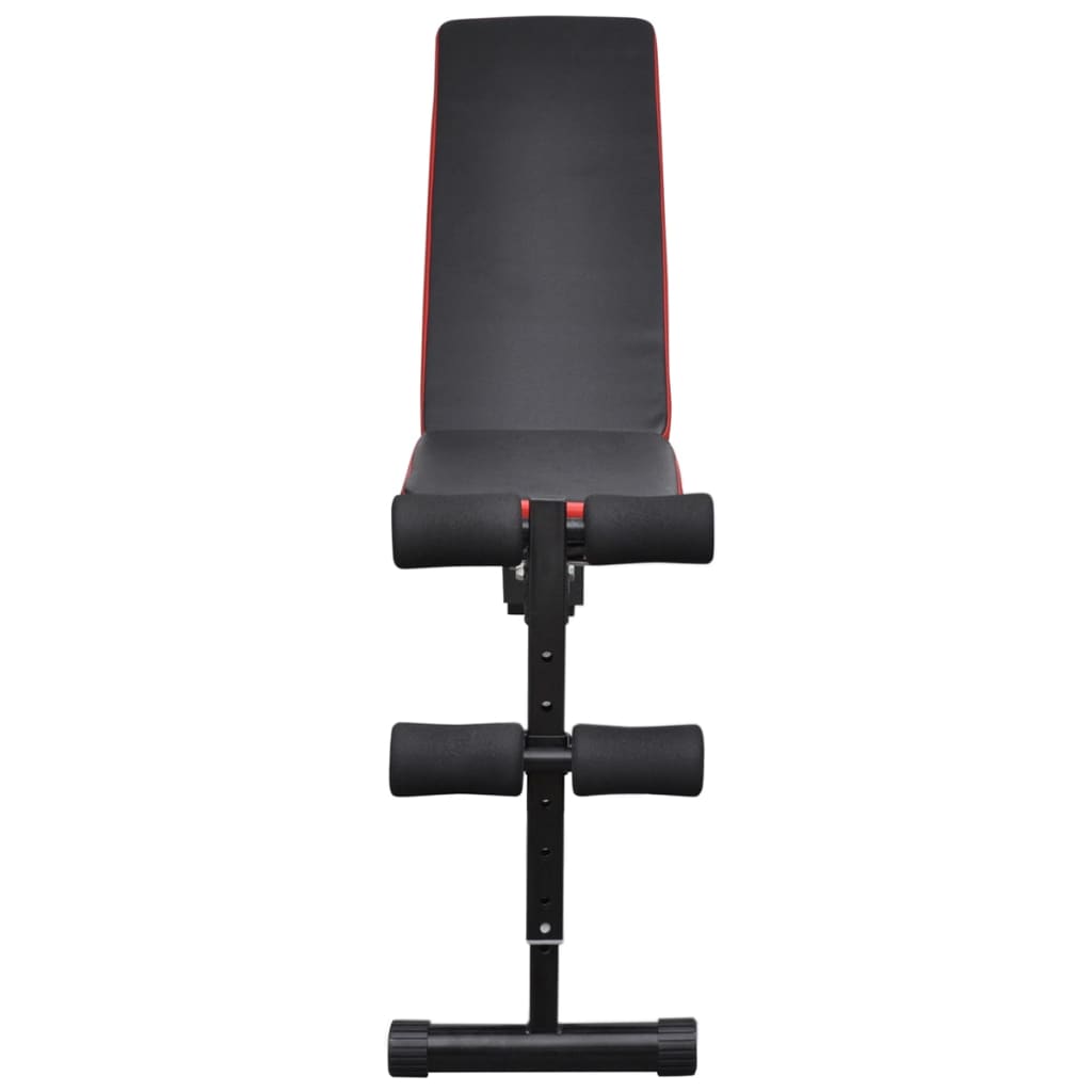 Banc d'entraînement réglable avec jeu d'haltères 60,5 kg