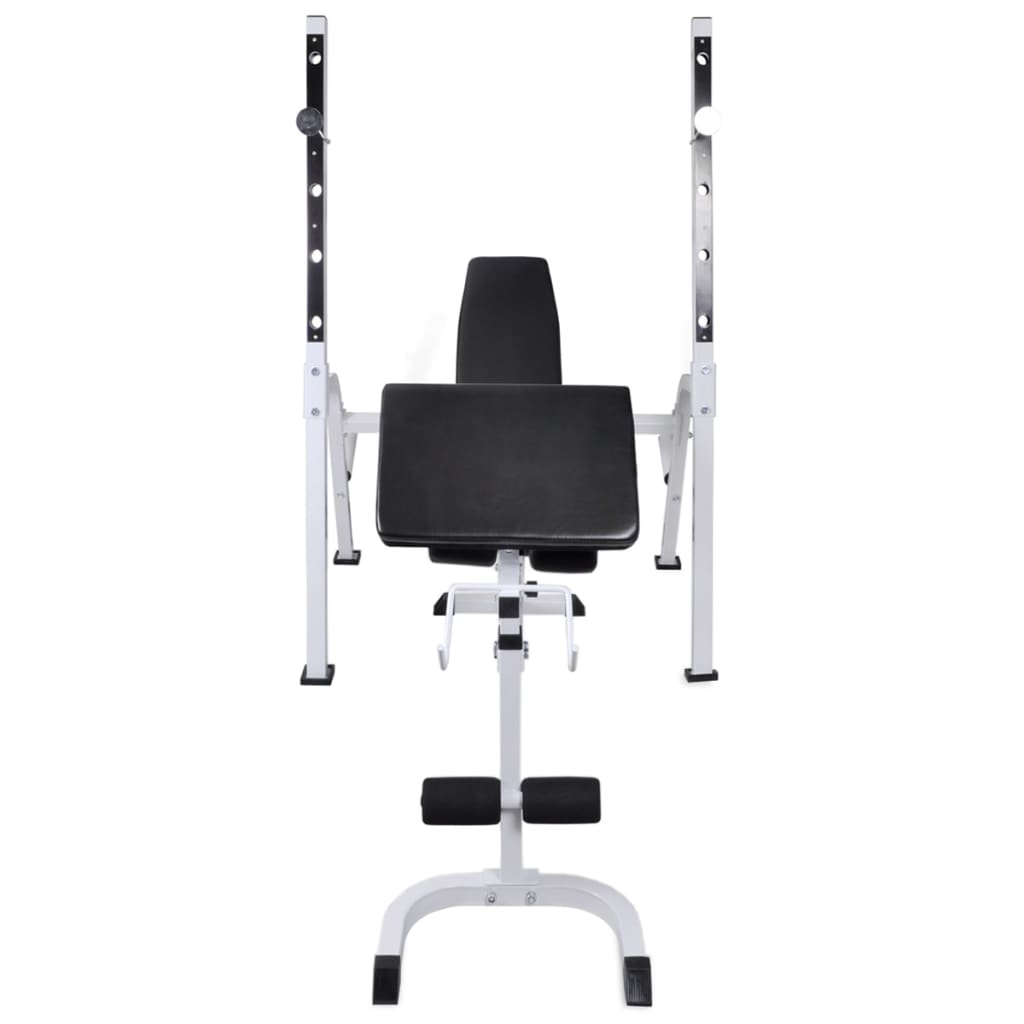 Banc d'entraînement et support de poids jeu d'haltères 60,5 kg