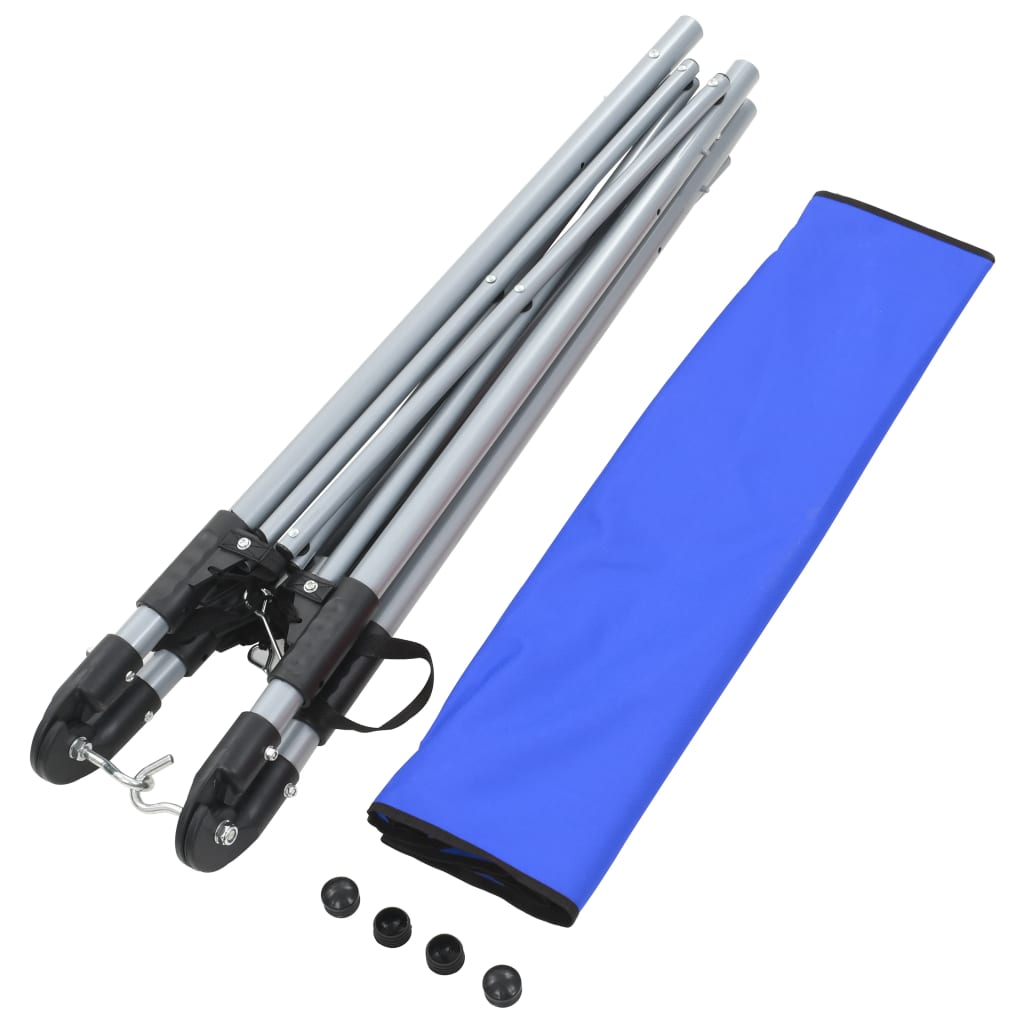 Hamac avec support pliable Bleu