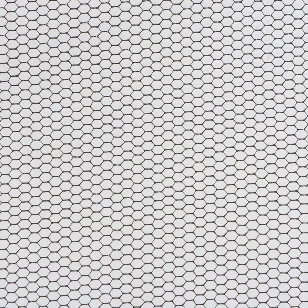 Paroi de tente de réception 2 pcs Maille Blanc