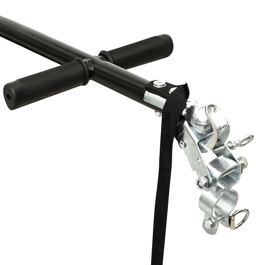 Remorque de vélo/chariot à main 155x60x83 cm Acier Noir