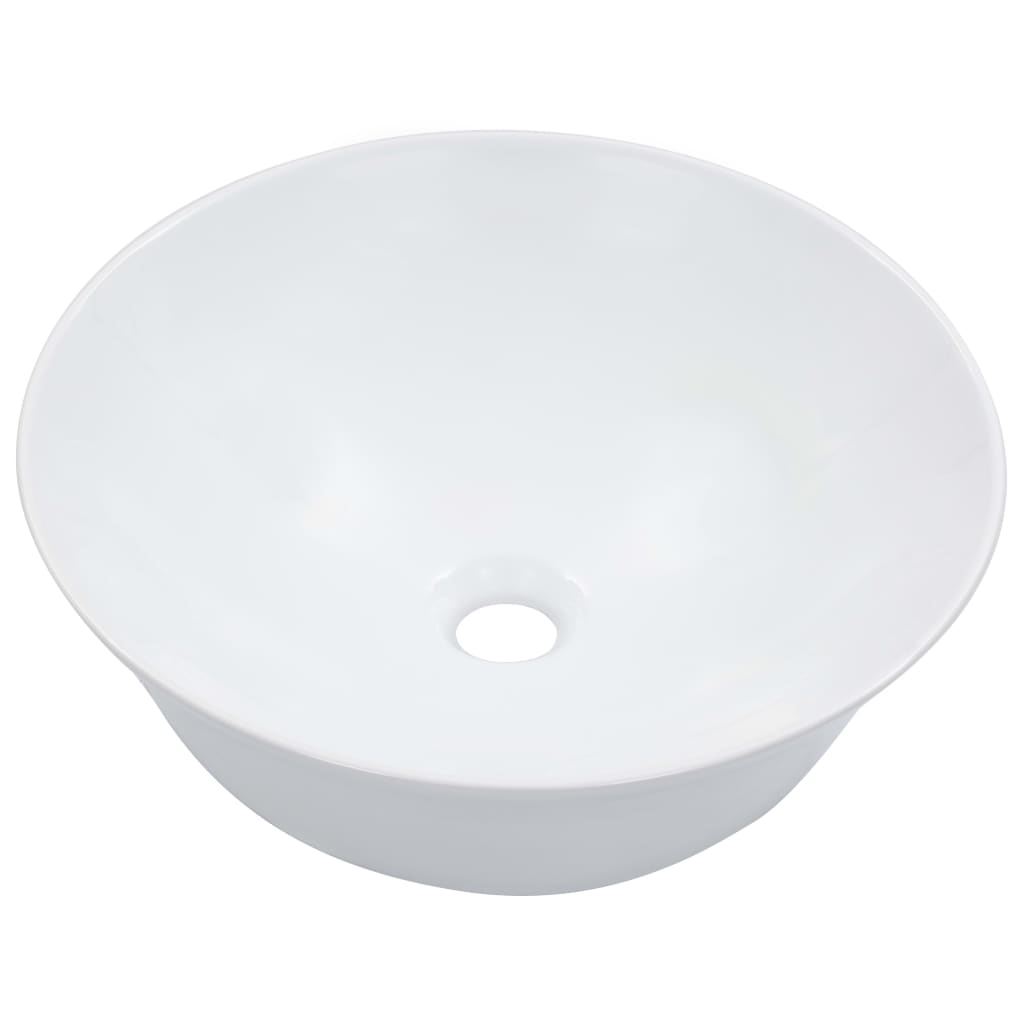 Lavabo 41x12,5 cm Céramique Blanc