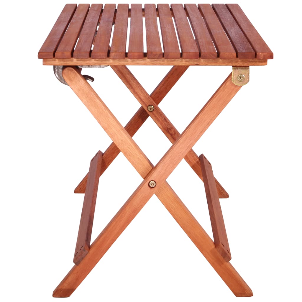 Ensemble de bistro 3 pcs pour enfants Bois d'eucalyptus solide
