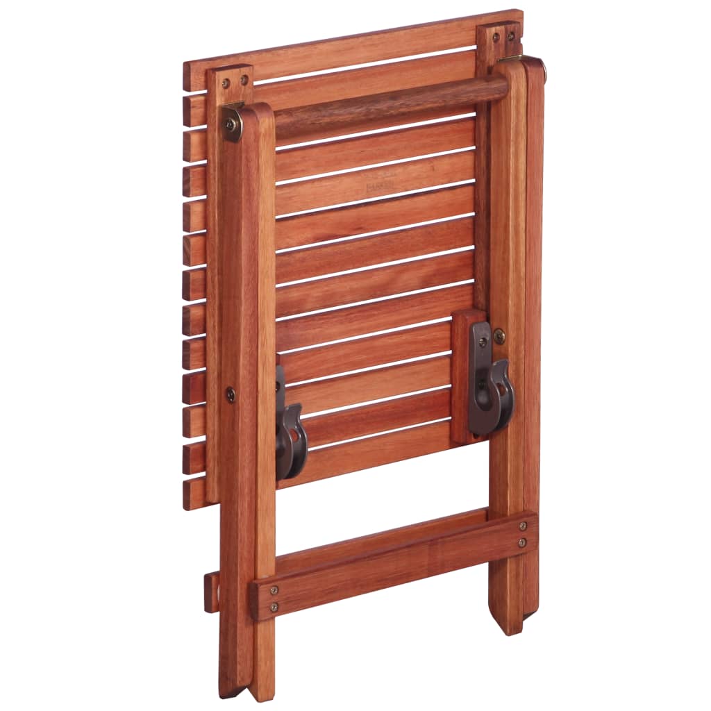 Ensemble de bistro 3 pcs pour enfants Bois d'eucalyptus solide