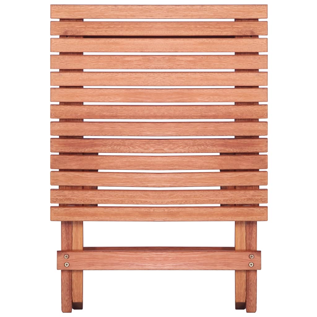 Ensemble de bistro 3 pcs pour enfants Bois d'eucalyptus solide