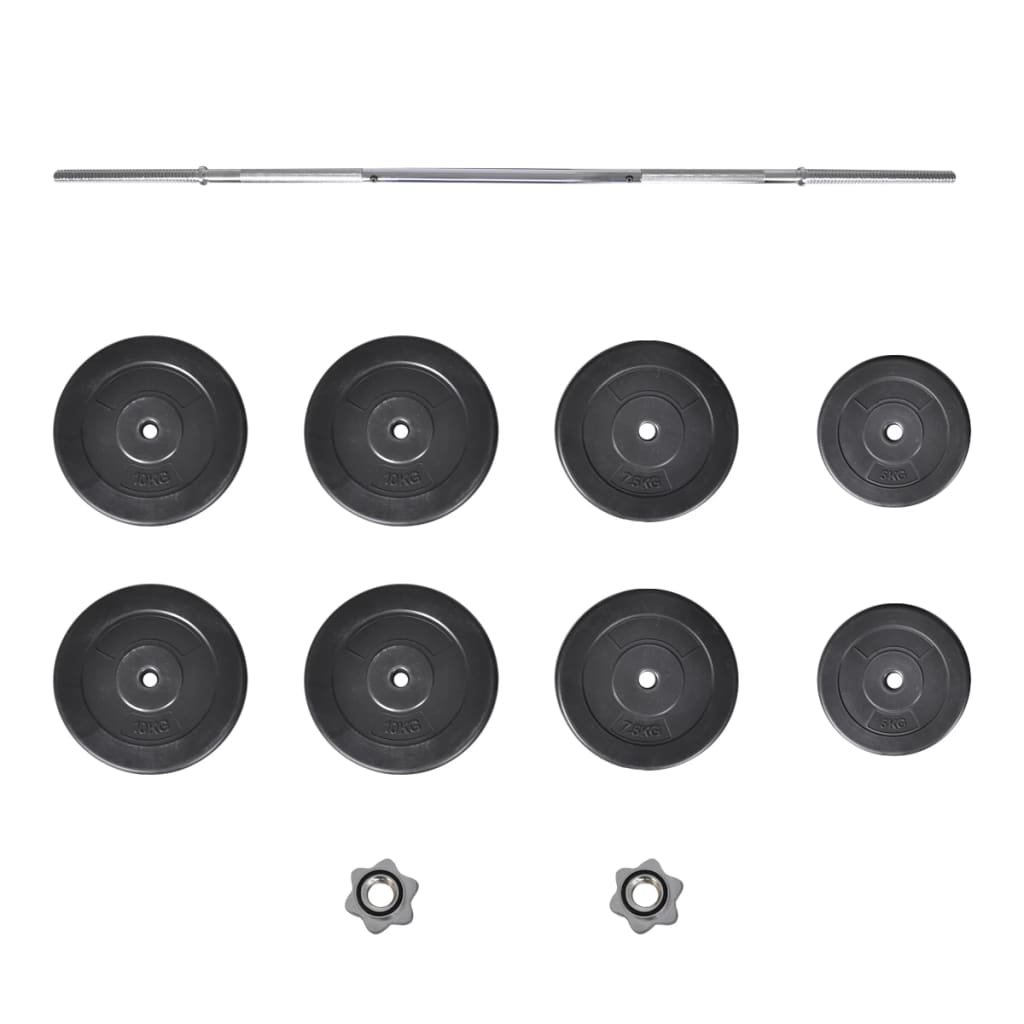 Ensemble d'haltères avec plaques 60 kg