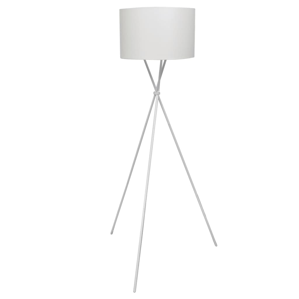 Lampadaire avec support haut Blanc