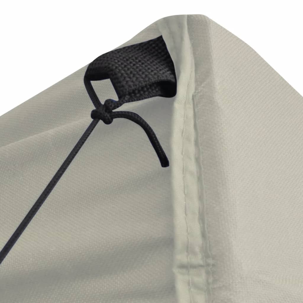 Tente pliable avec 4 parois Crème 3 x 3 m