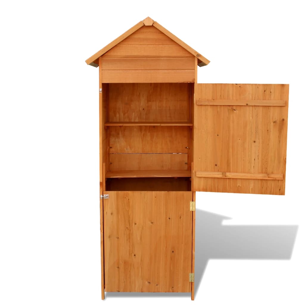 Armoire de rangement de jardin Marron 79x49x190 cm