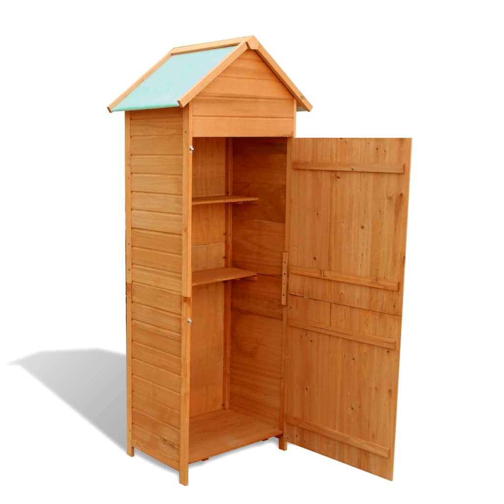Armoire de rangement de jardin Marron 79x49x190 cm