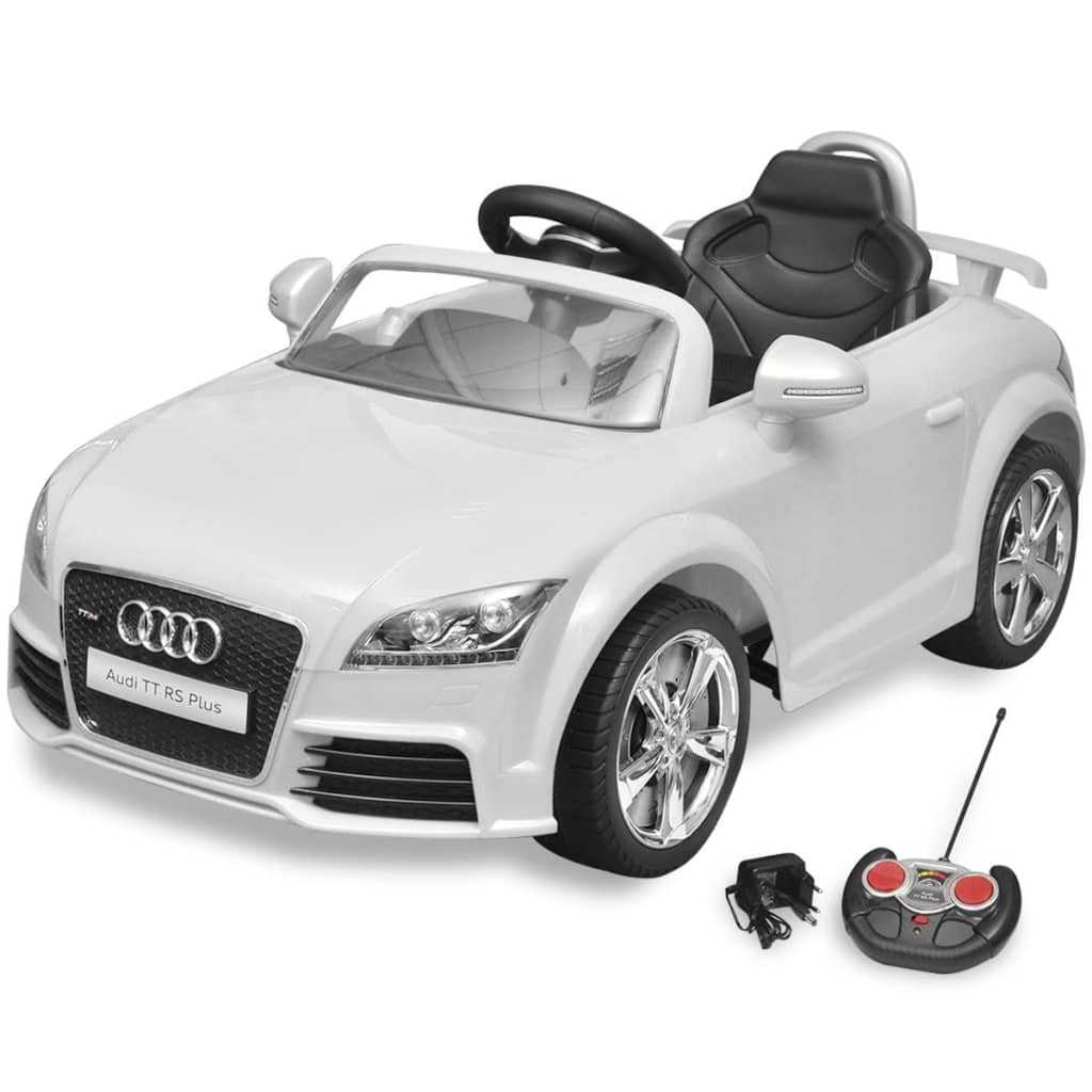 Voiture avec télécommande pour enfants Audi TT RS Blanc