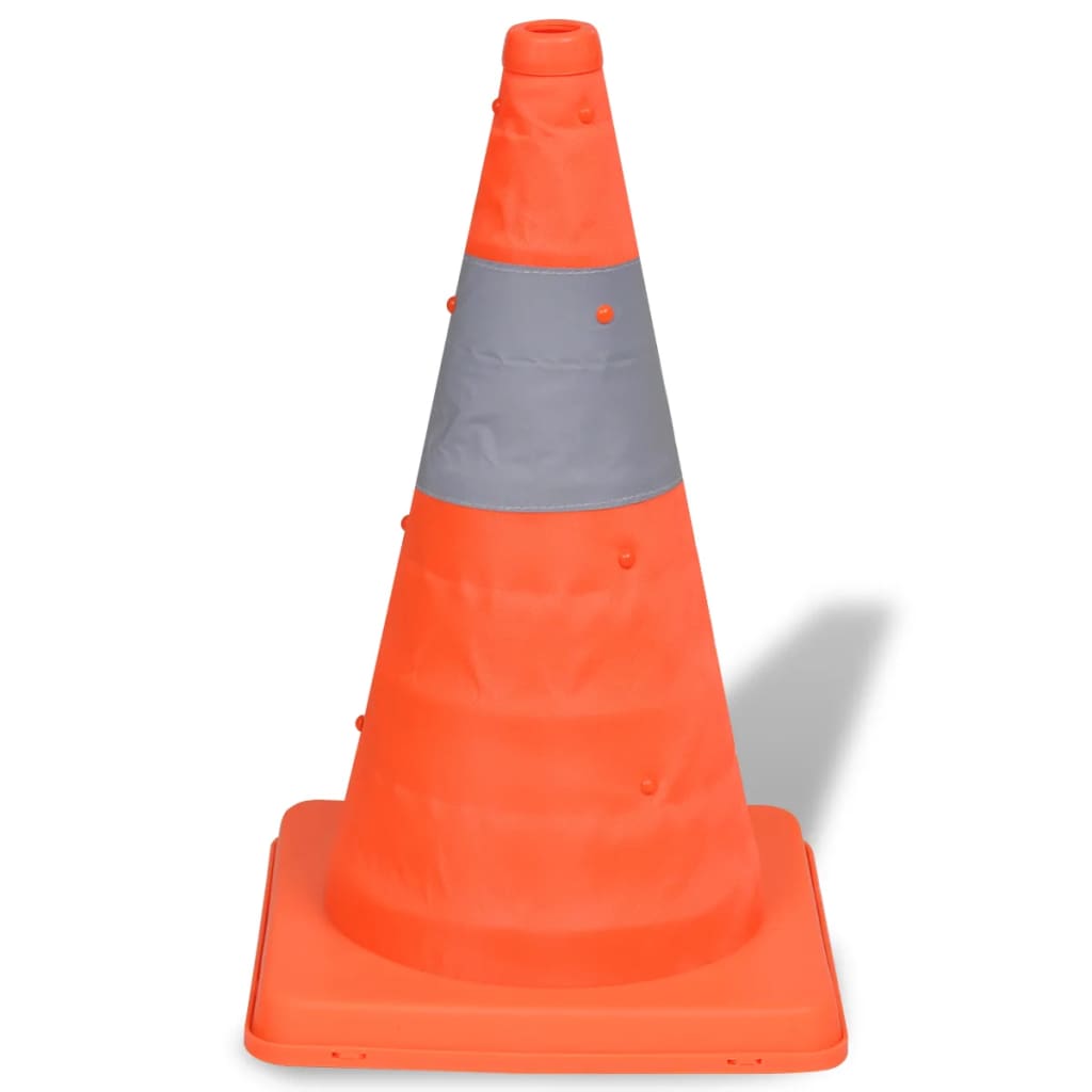 Cônes de signalisation escamotables 5 pcs 42 cm