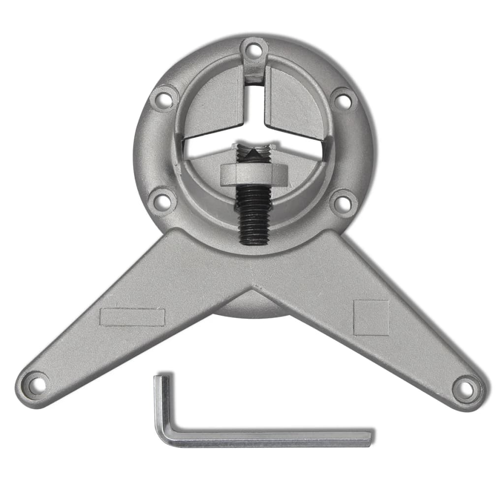 4 Height adjustable table legs brushed nickel