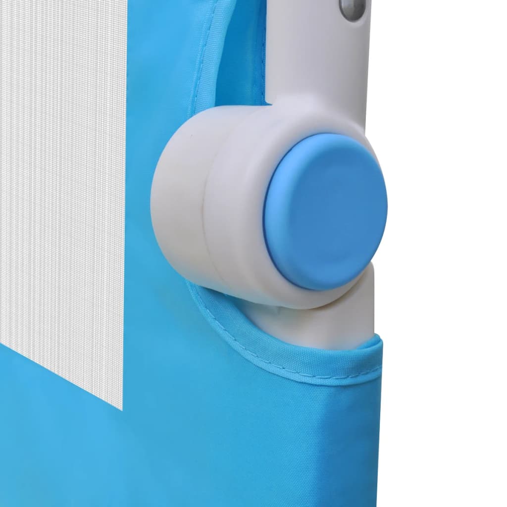 Barrière de lit pour enfants 102x42 cm Bleu