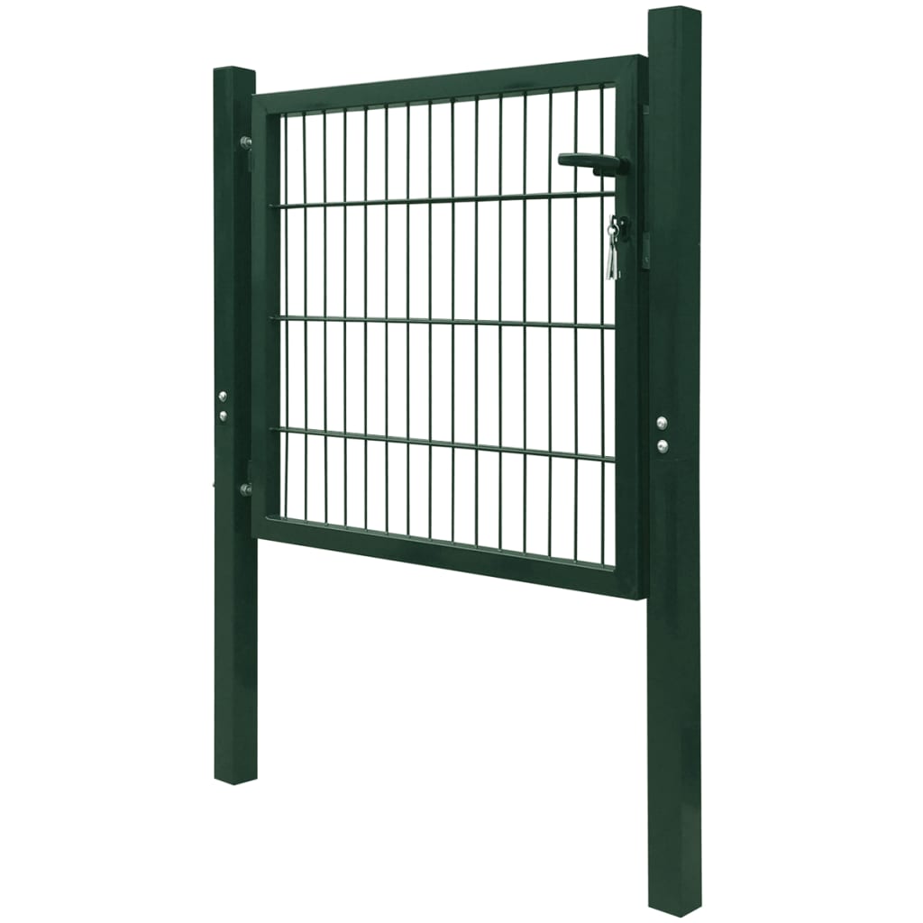 Portillon Acier Vert 105x150 cm