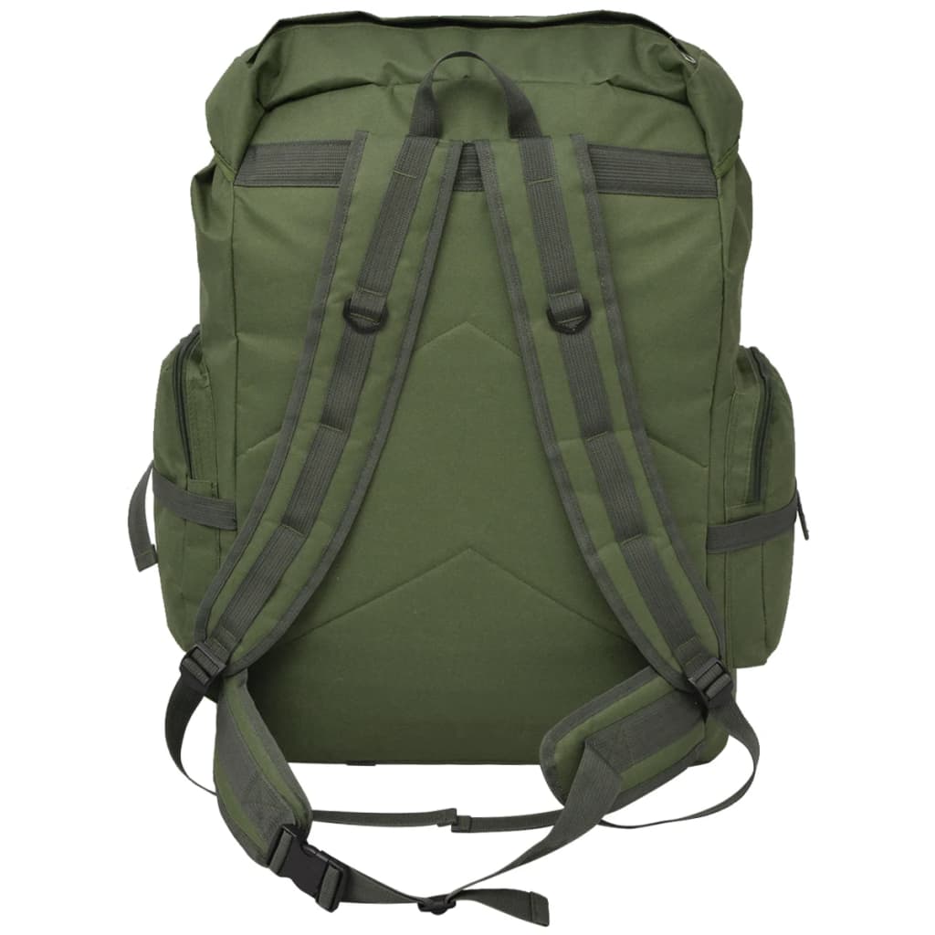 Sac à dos en style d'armée 65 L Vert