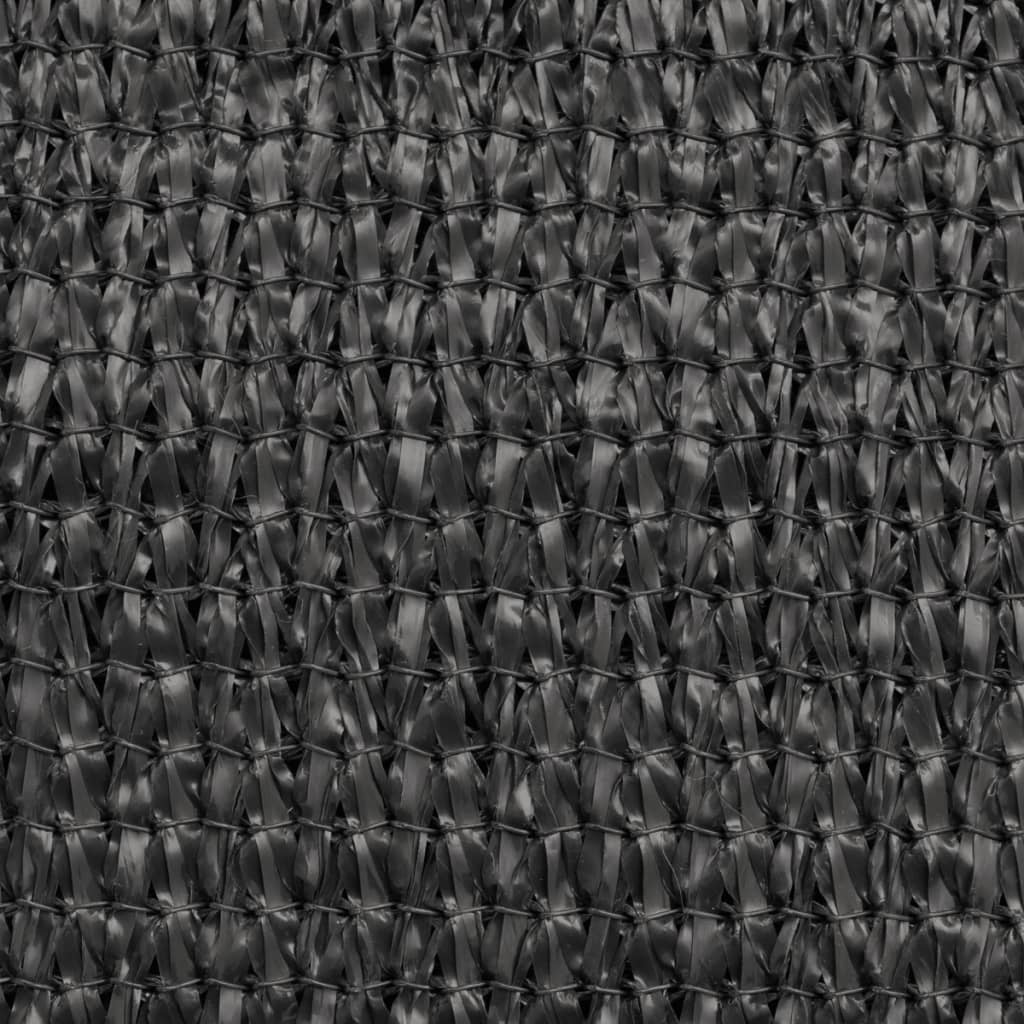 Parasol en PEHD triangulaire 3,6 x 3,6 x 3,6 m Anthracite