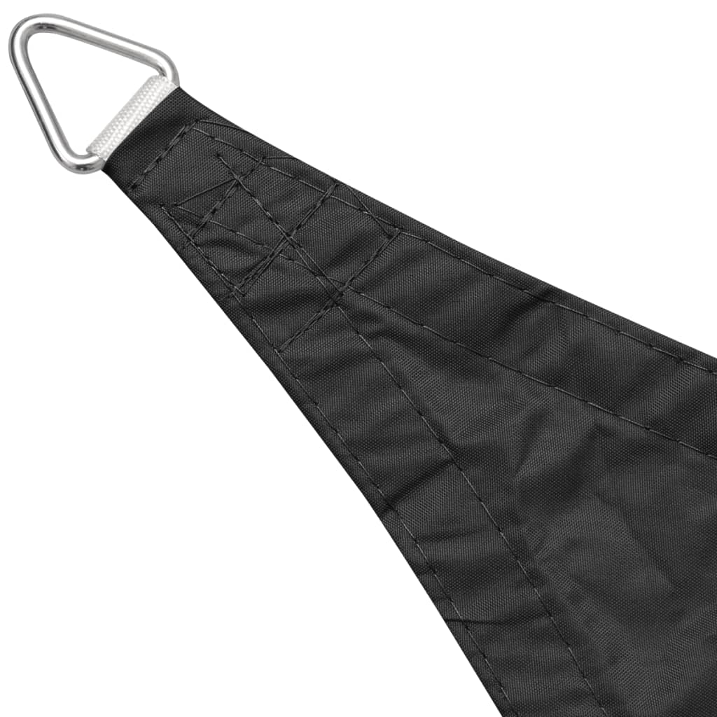 Parasol en tissu Oxford rectangulaire 2x4 m Anthracite