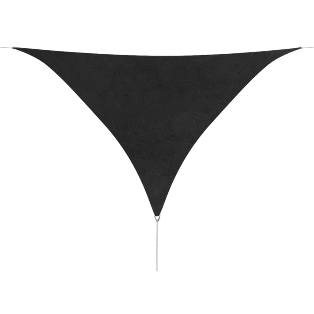 Parasol en tissu Oxford triangulaire 5x5x5 m Anthracite