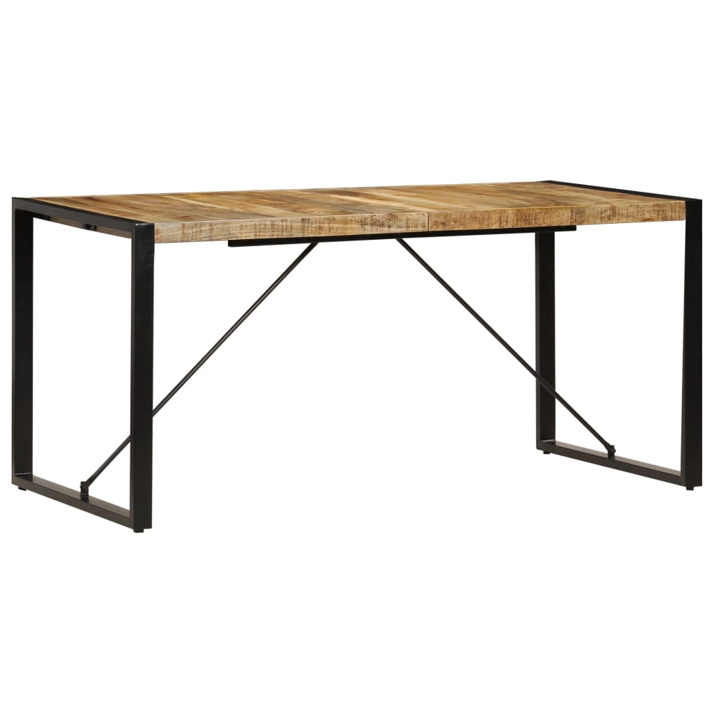 Table de salle à manger 160x80x75 cm Bois de manguier massif