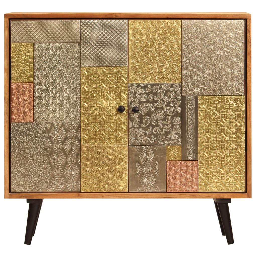 Buffet 80 x 30 x 75 cm Bois d'acacia massif
