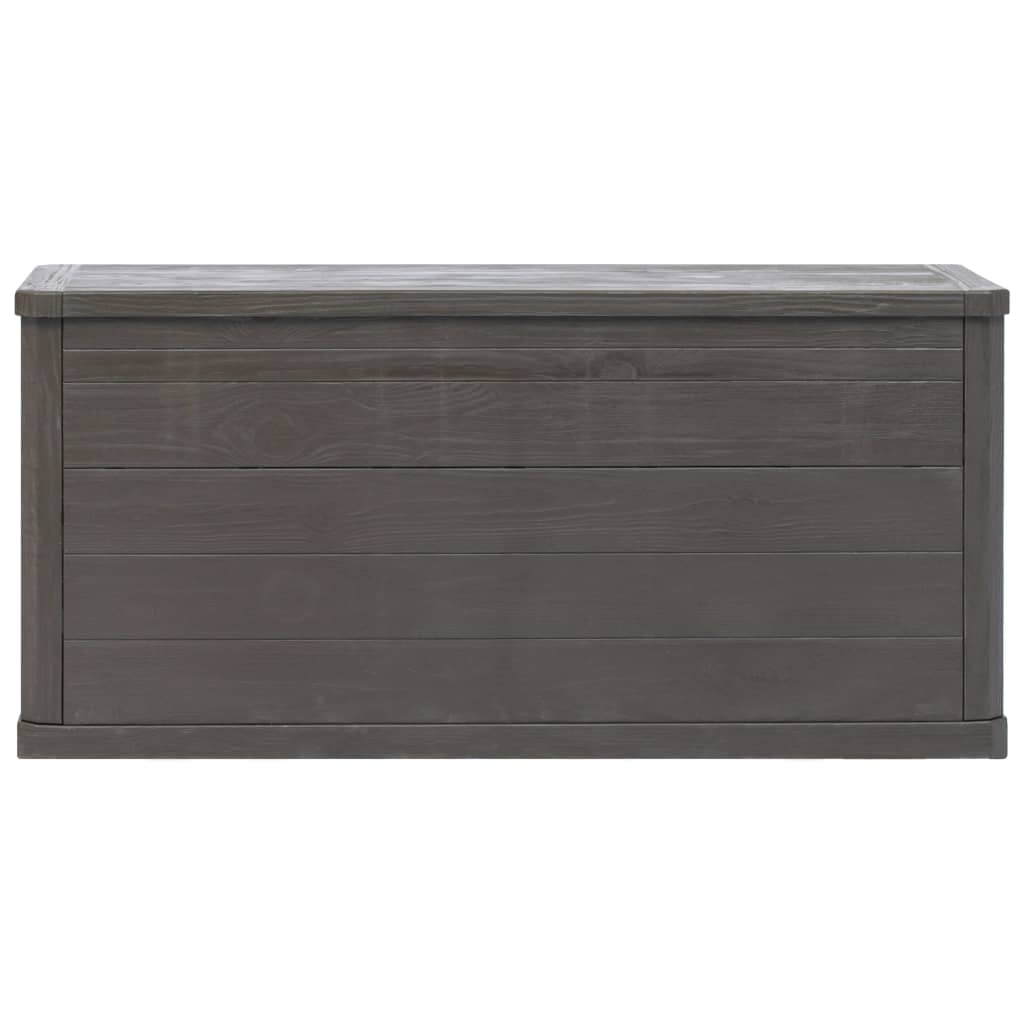 Boîte de rangement de jardin 280 L Marron