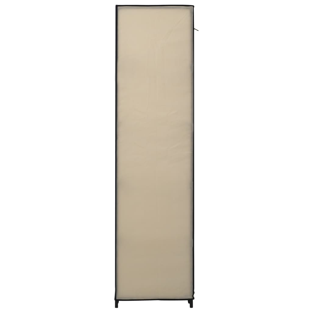 Folding Wardrobes 2 pcs cream