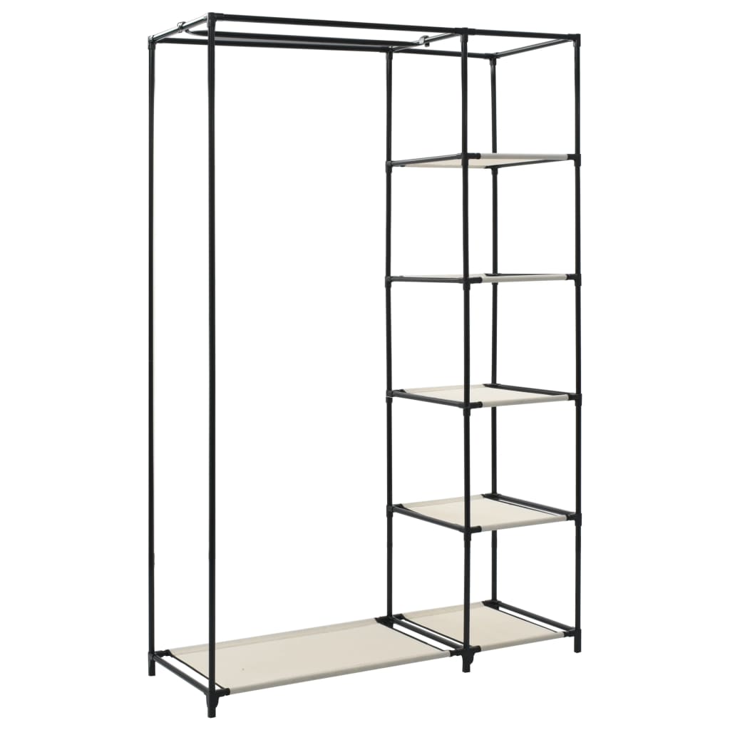 Folding Wardrobes 2 pcs cream