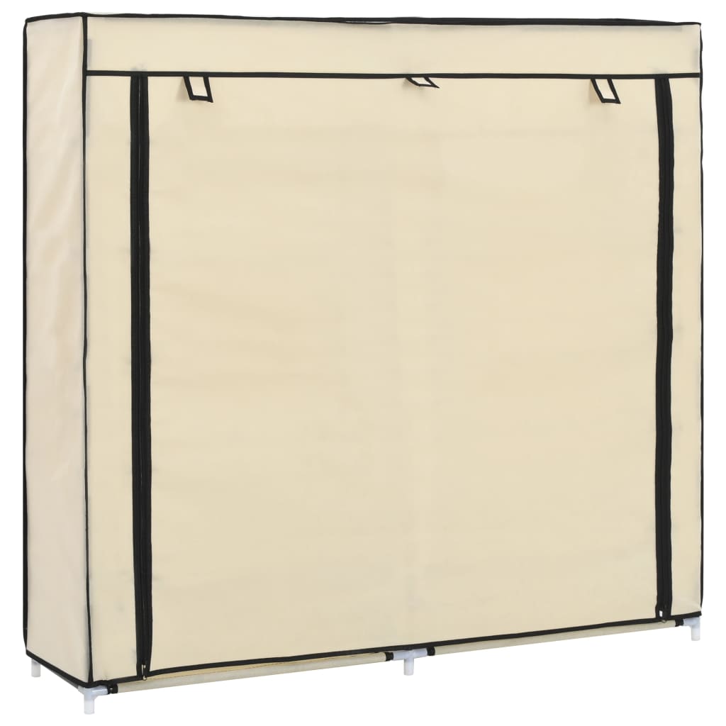 Shoe cabinet with cover cream