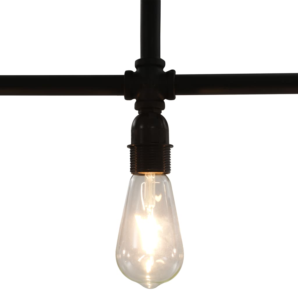 Plafonnier Noir 3 ampoules E27
