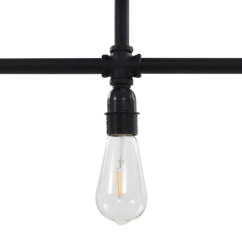 Plafonnier Noir 3 ampoules E27