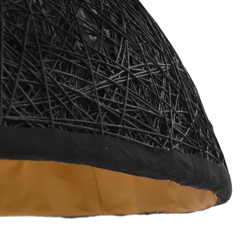 Lampe suspendue Noir et doré Ø70 cm E27