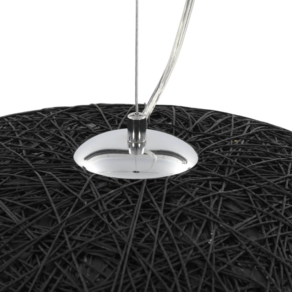 Lampe suspendue Noir et doré Ø70 cm E27