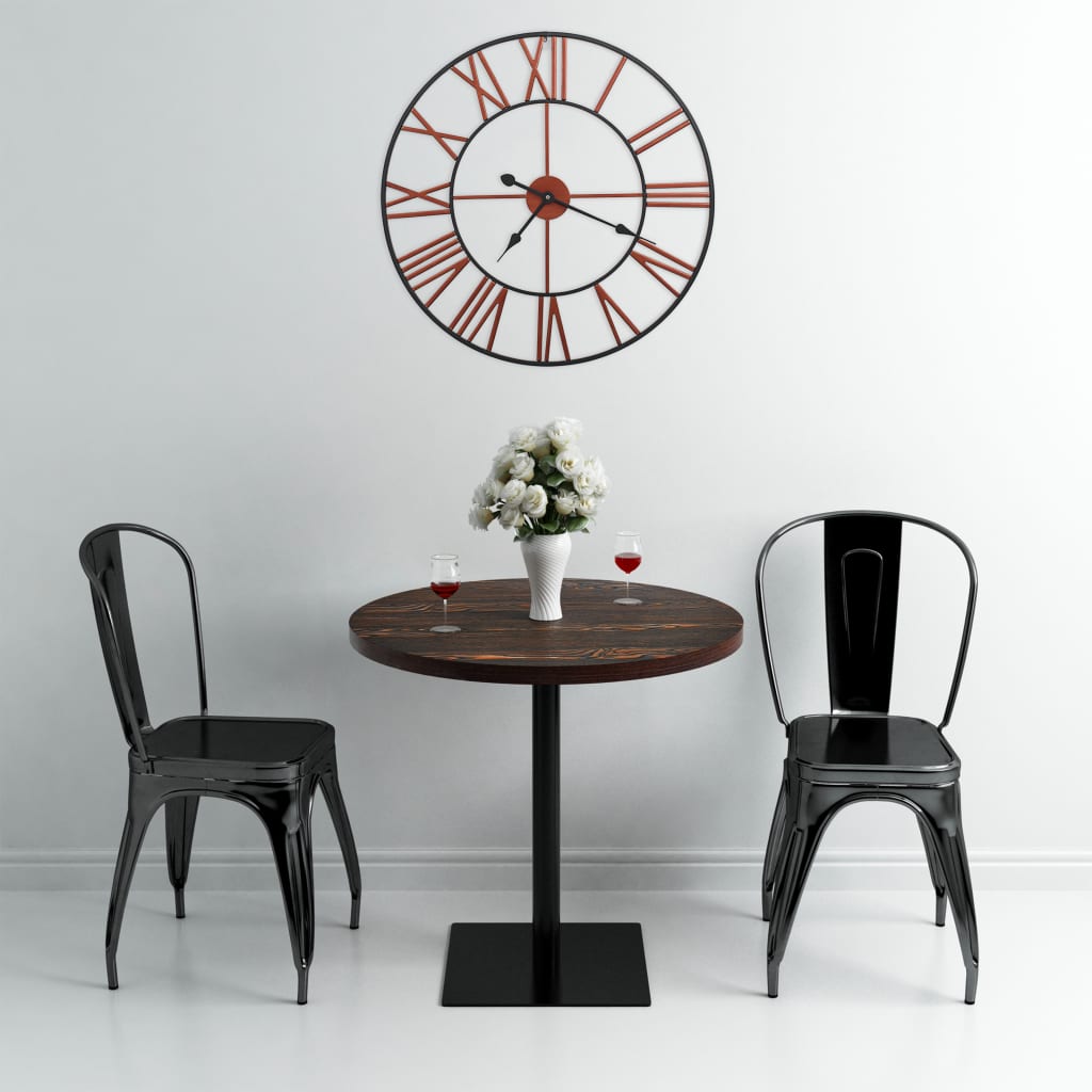 Horloge murale Métal 58 cm Rouge